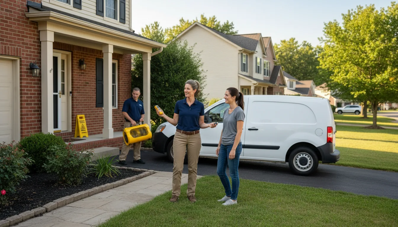 Residential water damage restoration in Coon Rapids, MN